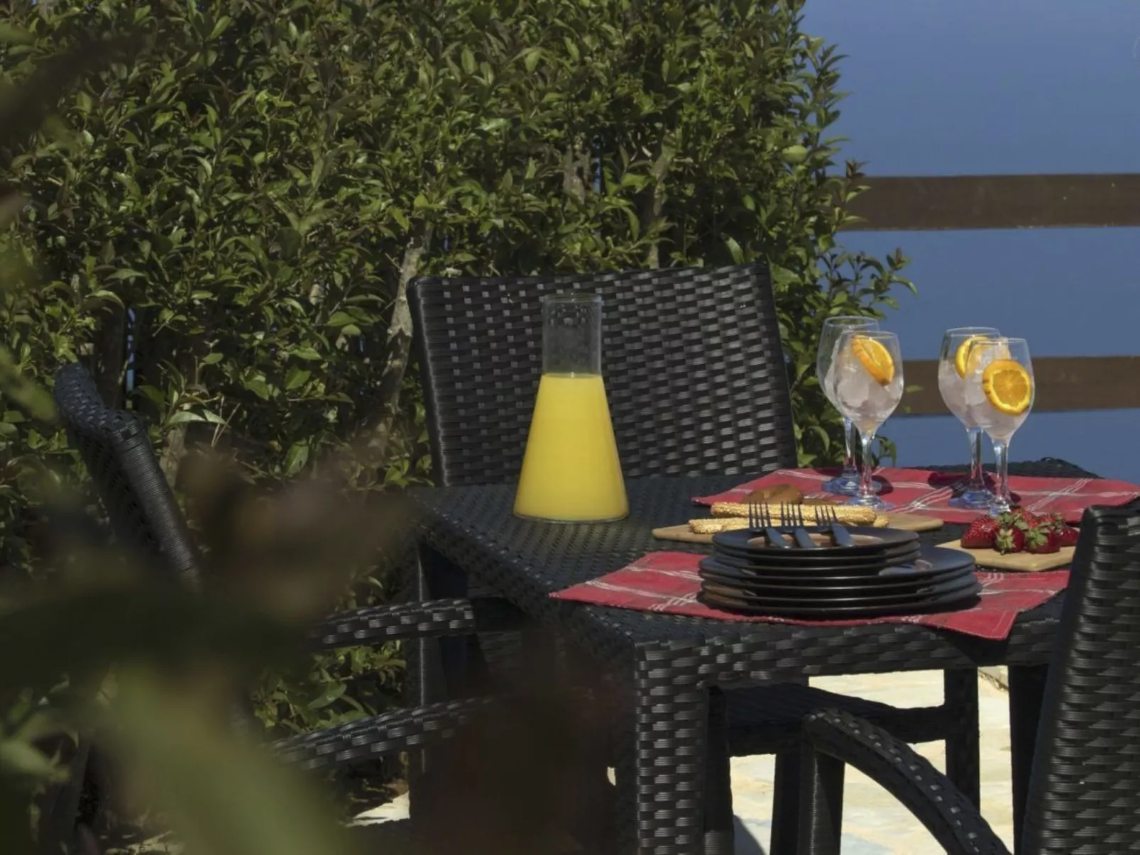 Schönes Haus in Apollonii mit privatem Pool-Buiten