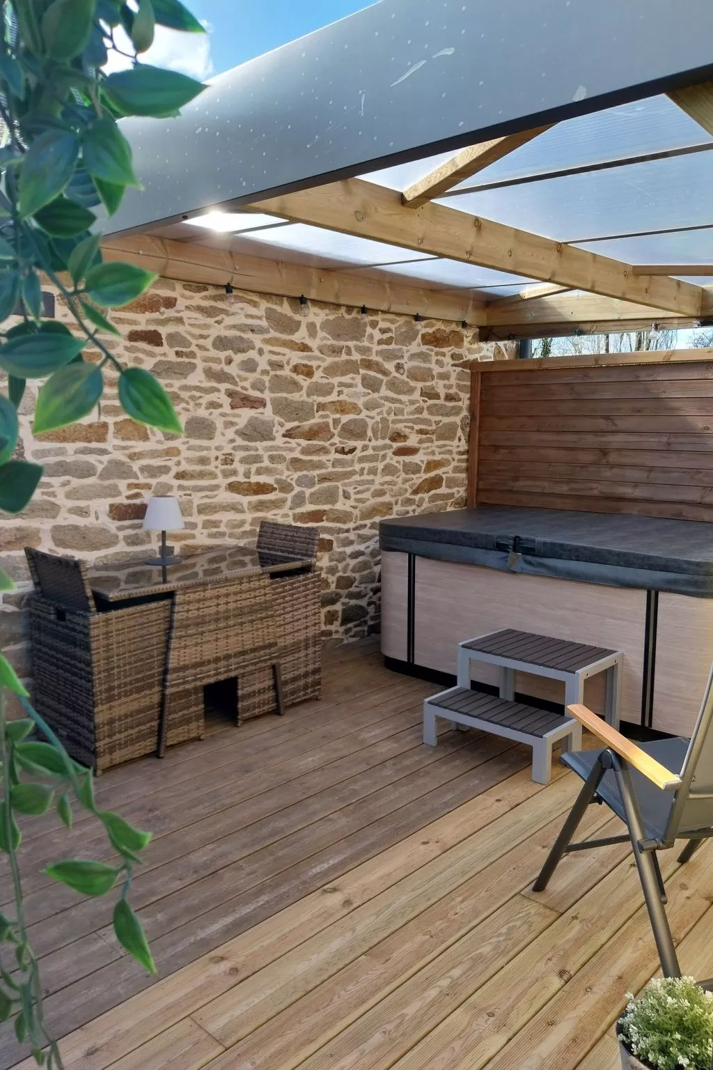 "L'Orée" - privates SPA - ruhig gelegen-Buiten