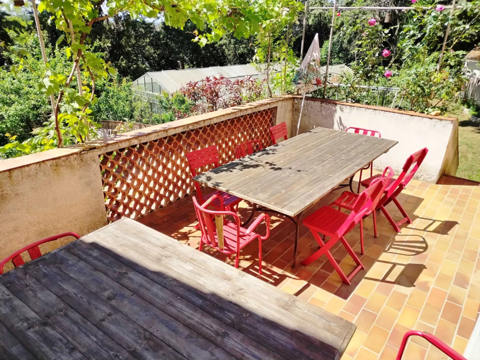 Ferienvilla "Les Herbes Libres" (Die freien Kräuter)-Buiten