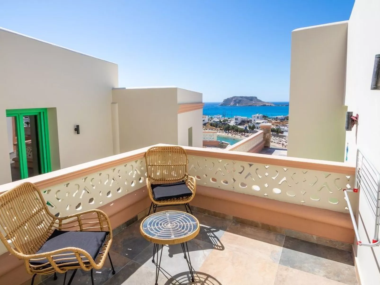 Schönes Haus in Kato Lefkos und schöne Aussicht-Buiten