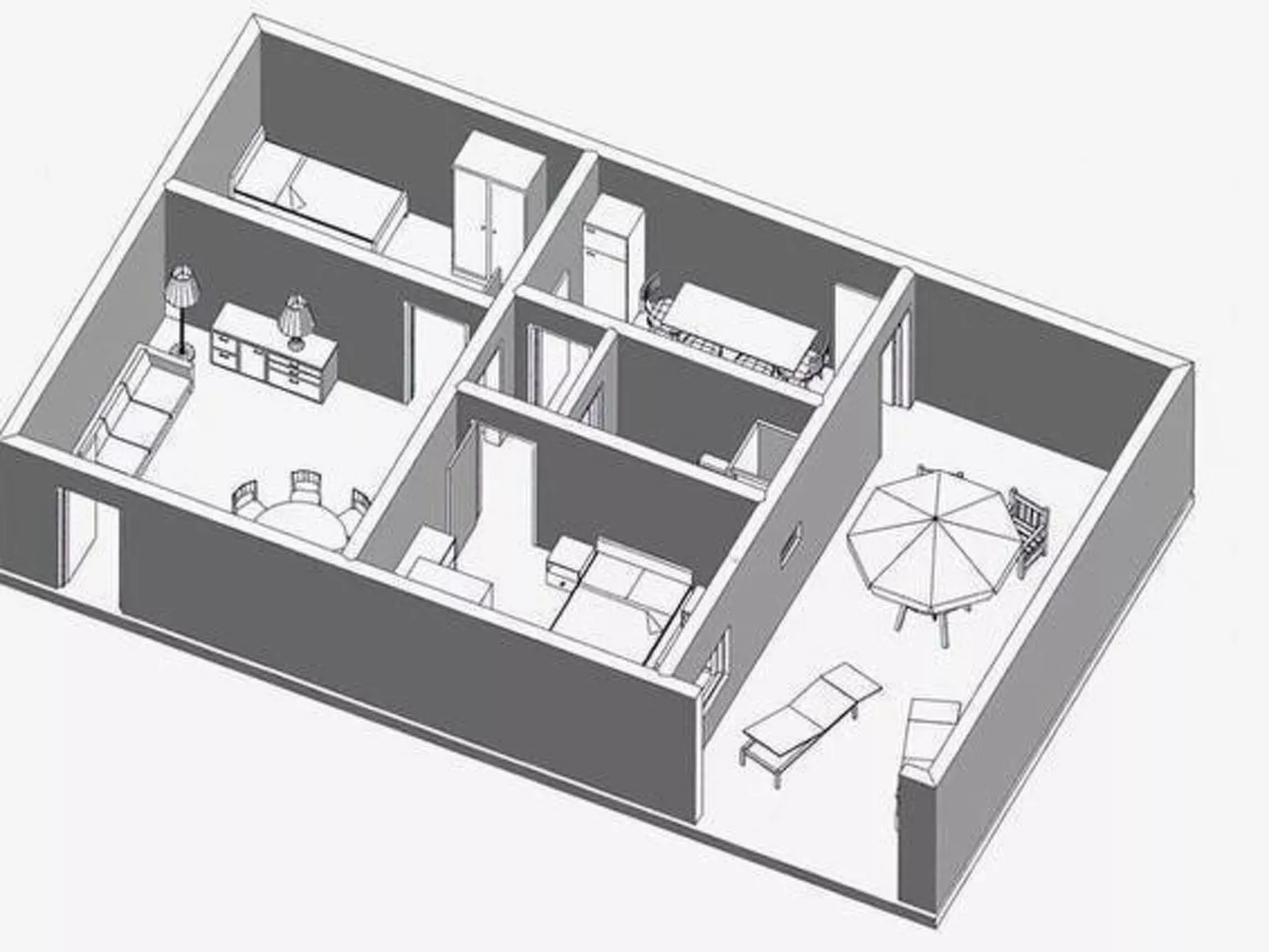 Torre Venza - Drei-Zimmer-Wohnung Il Baglietto-Binnen