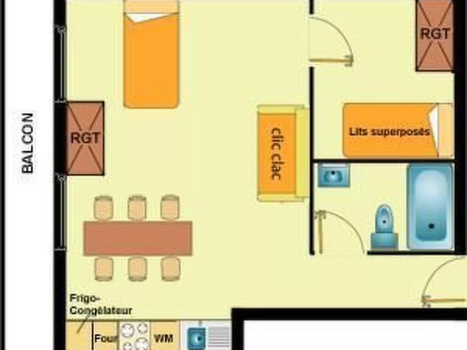 "Le Clos de Cluny"-Binnen