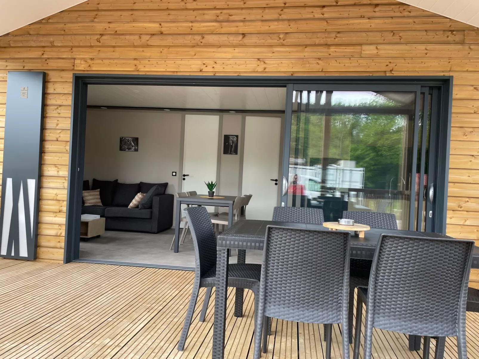 "chalet a giffaumont" klimatisiert am LAC DU DER-Binnen