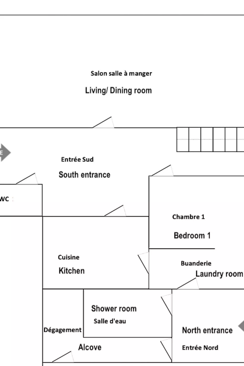 Wunderschönes Dorf am Meer-Binnen