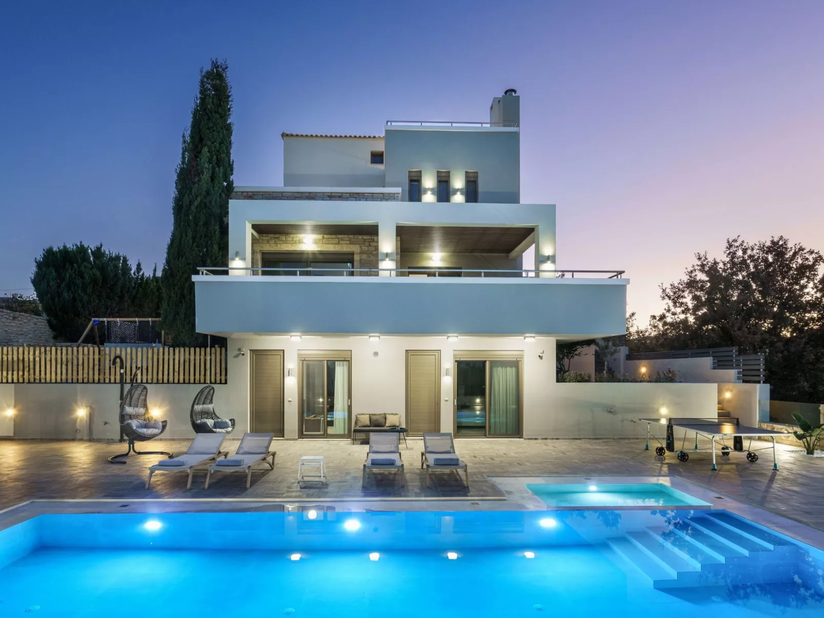 Ferienvilla "Oak Luxury" mit eigenem Pool-Binnen