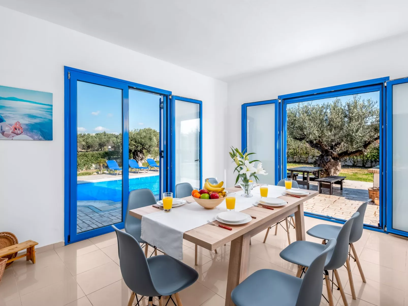 Blue Moon Villa mit tollem Pool-Buiten