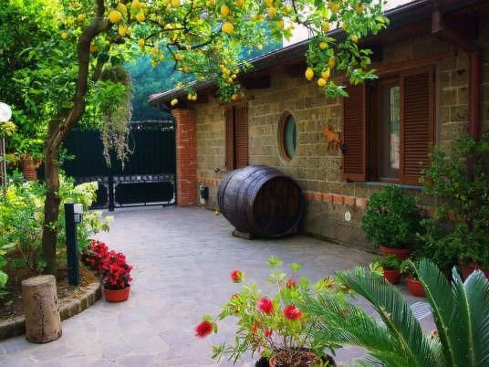 Wohnung 'Giglio' mit privatem Garten-Buiten