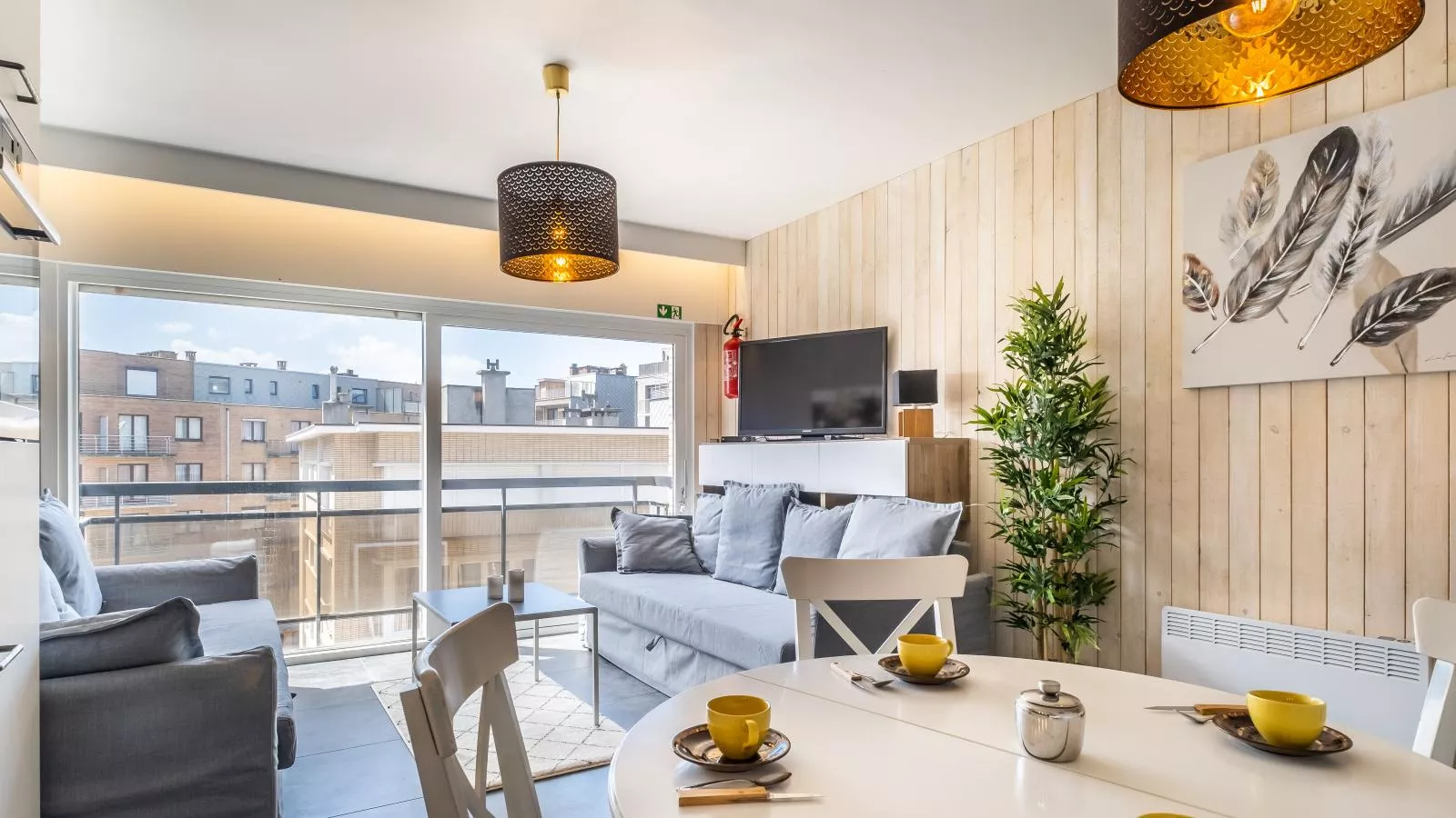 Près de la plage-Woonkamer