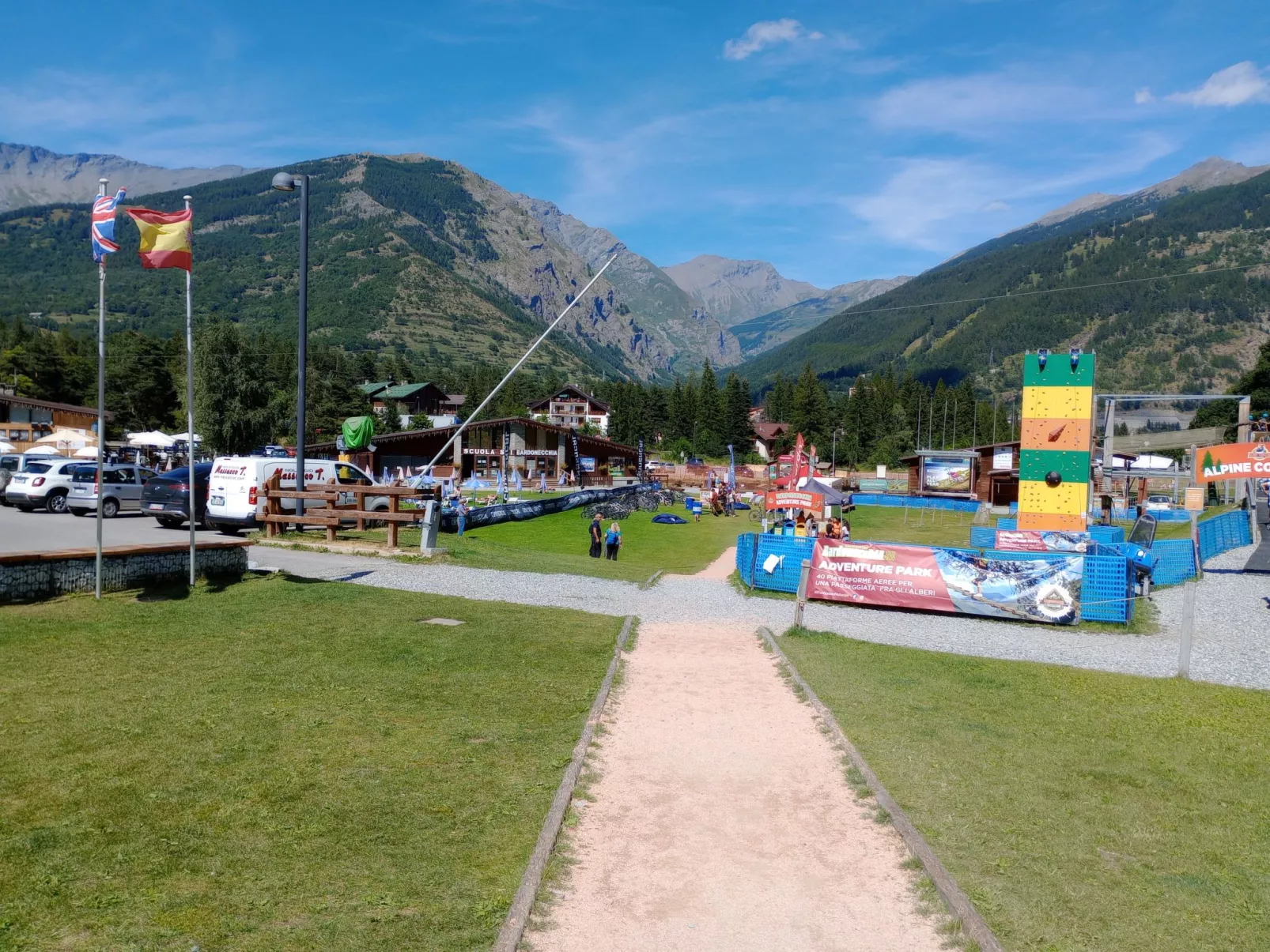 Mit Bergblick-Buiten