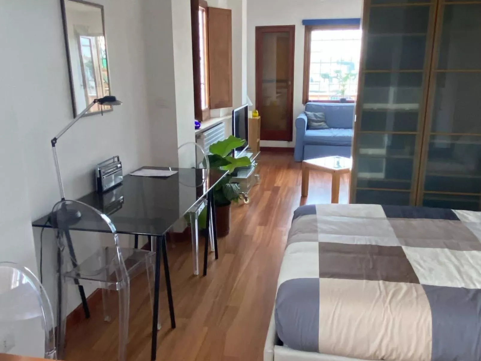 Spanische Treppe Rom Blick-Binnen