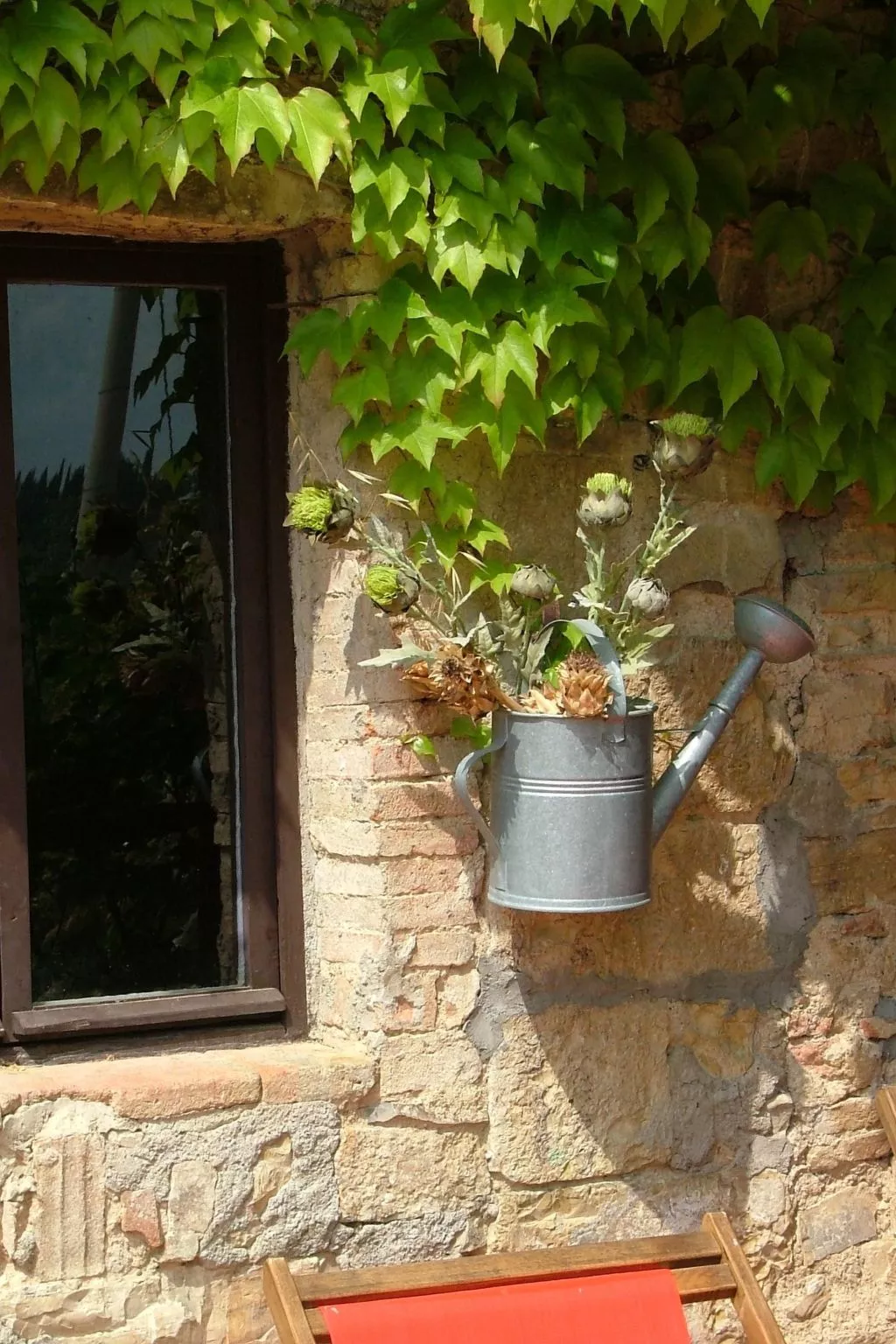 Urlaub flach weiß - Buiten