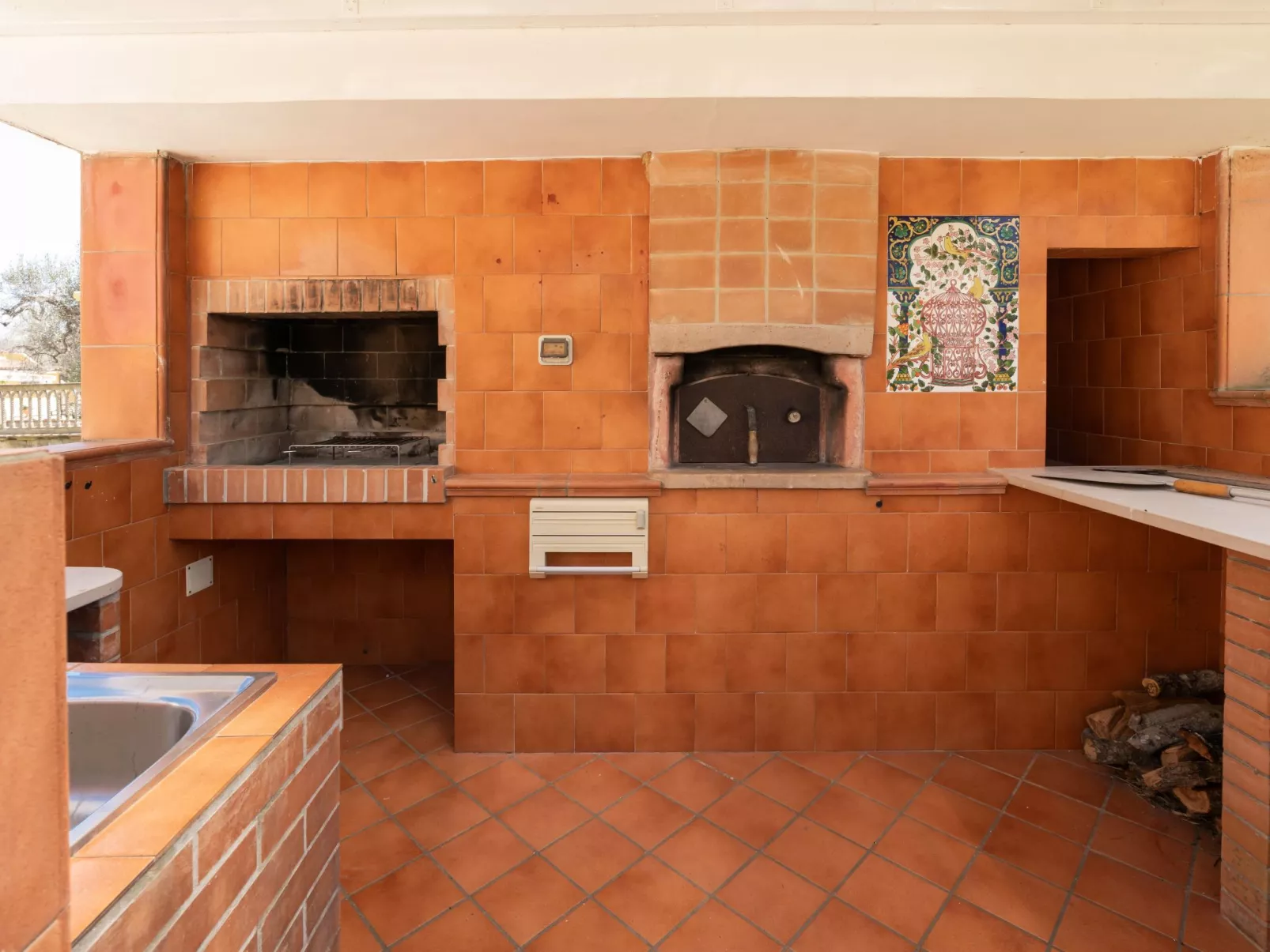 Villa Azzurra mit Pool - Buiten