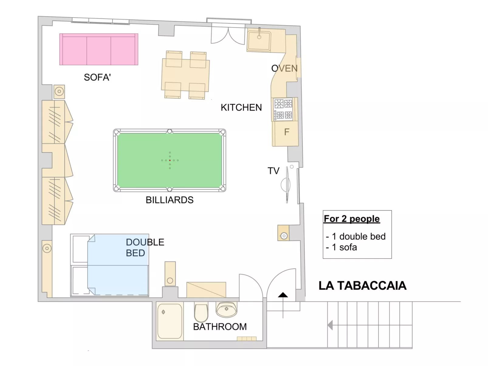 Landgut "La Tabaccaia" mit eigenem Garten und Grill-Binnen