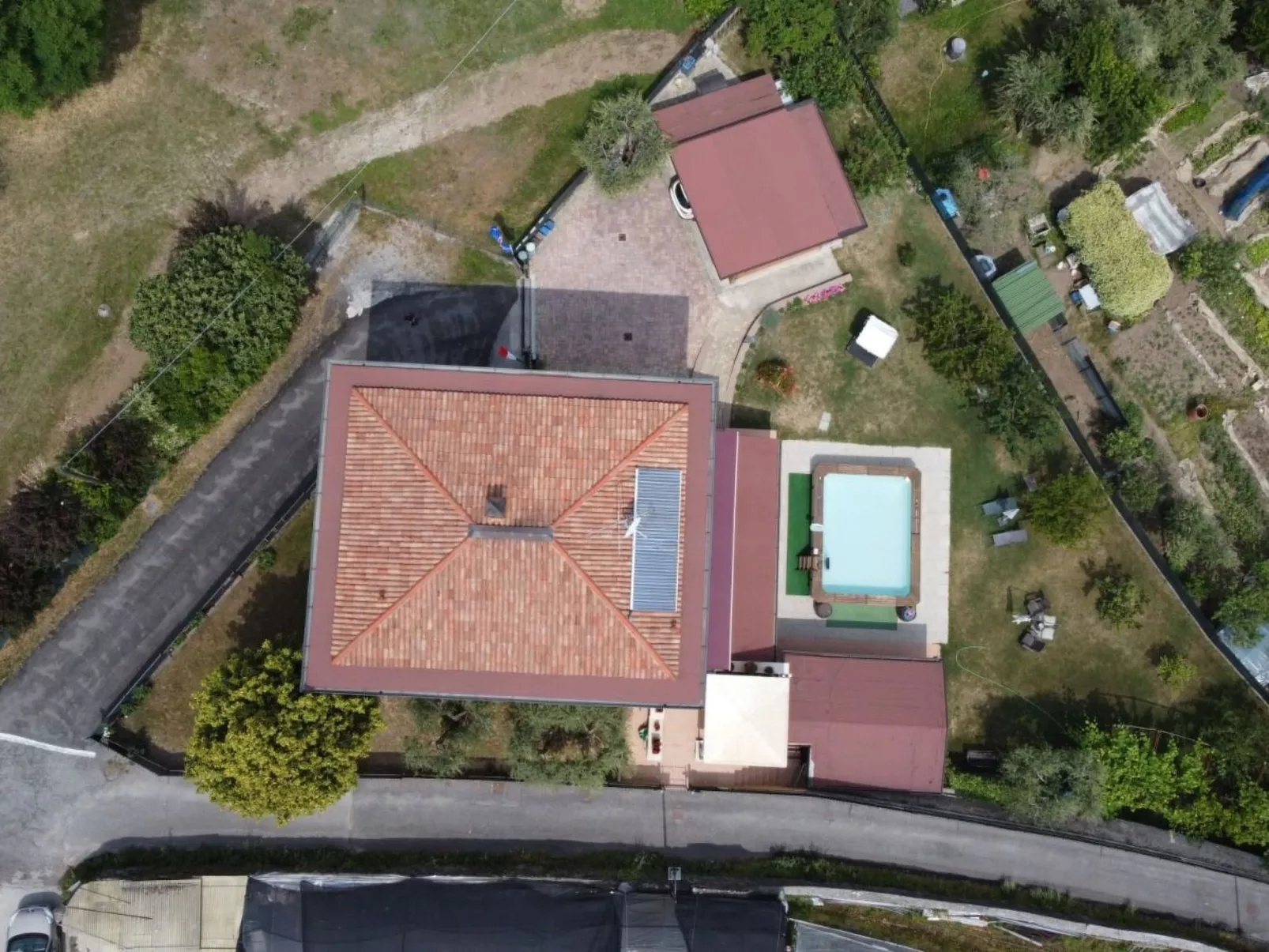 Appto. "Villa La Veranda" mit Garten und Pool-Buiten