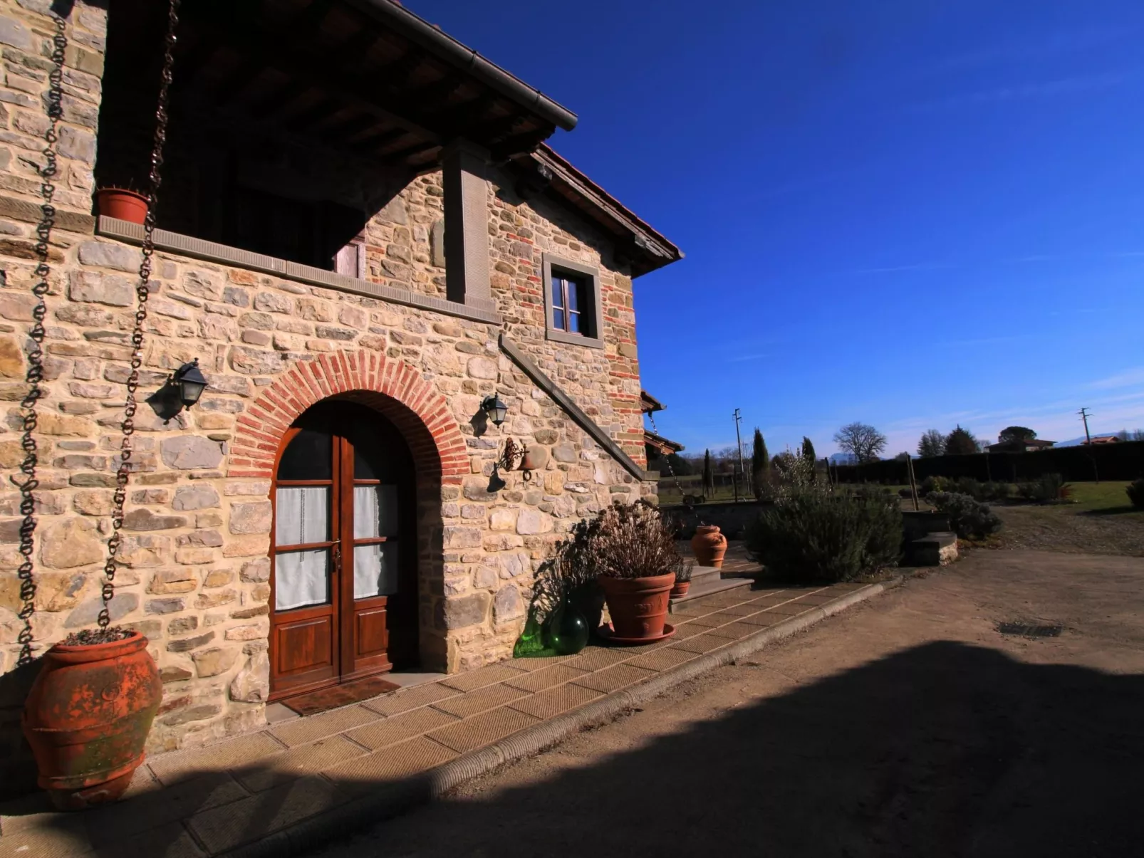 Landgut "Il Villino" mit Terrasse-Buiten