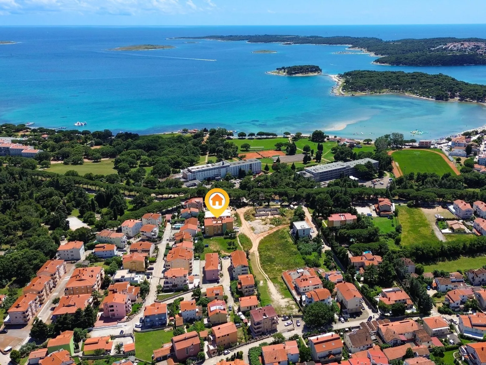 Für 4 Personen ca. 43 m&sup2; in Medulin, Istrien (Medulin und Umgebung)-Image-tags.info