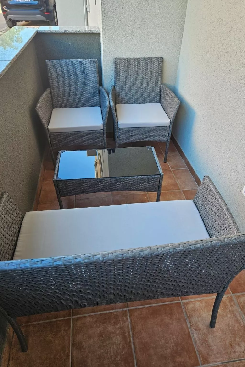 Wohnung "Terracotta" mit Terrasse-Buiten