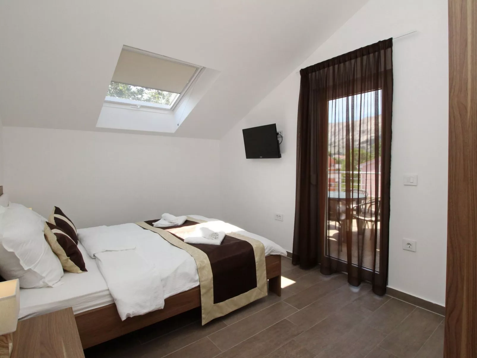 Tolles Appartement in Baška mit Terrasse-Binnen