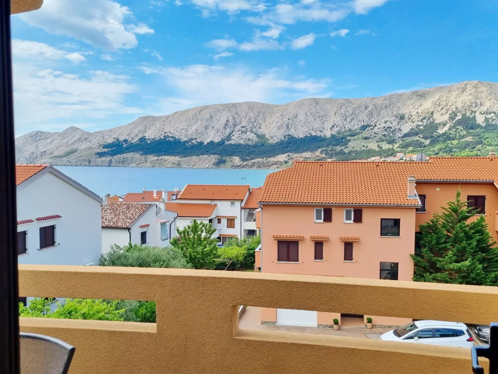 Wohnung in Baška mit Eigenem Balkon-Buiten