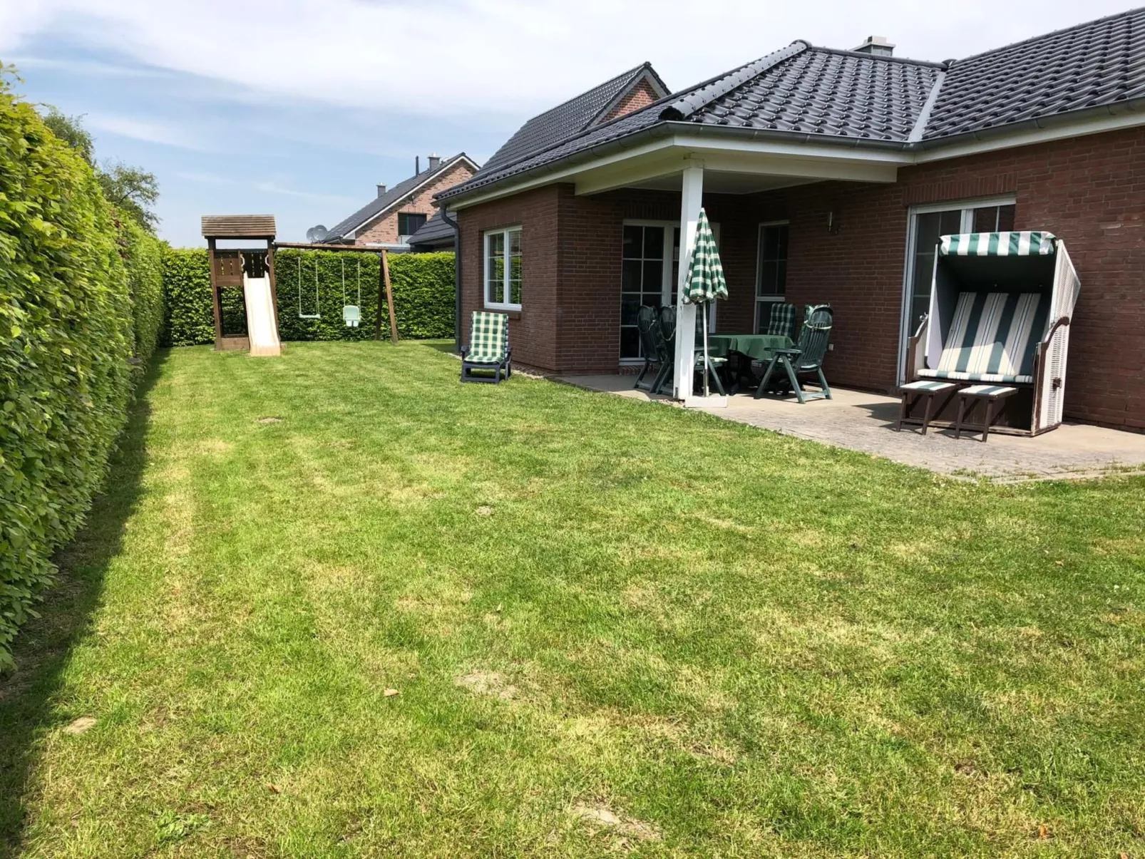 Bungalow Meeresbrise mit WLAN-Buiten