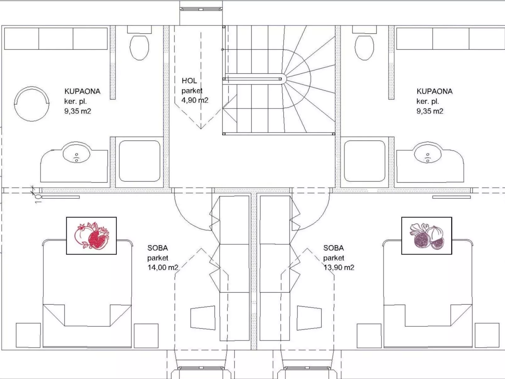 Villa Ella mit Infinity-Pool-Binnen