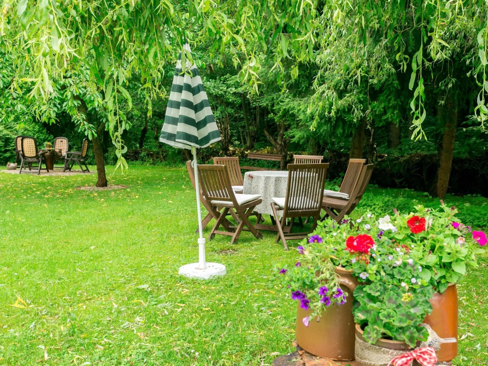 In Walkenried mit Schöner Terrasse-Buiten