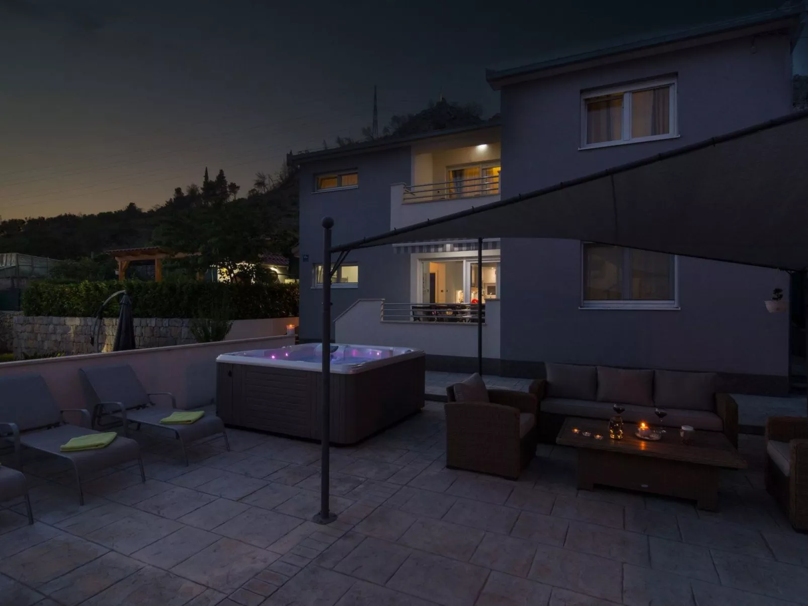 Villa "Roko" mit Whirlpool-Binnen