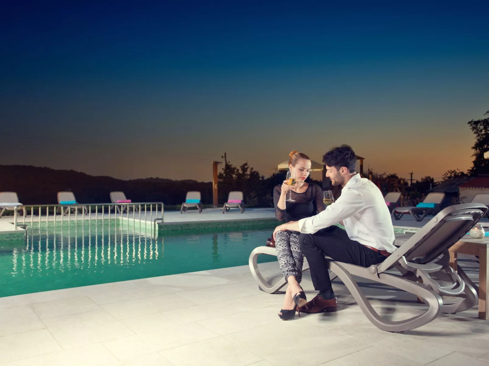 Villa Poropati, Groznjan, Istrien-Luxus Landgut mit 7 Schlafzimmern für bis zu-Buiten