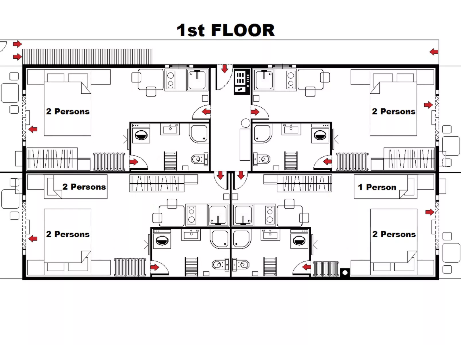Studio für 2 Personen-Binnen