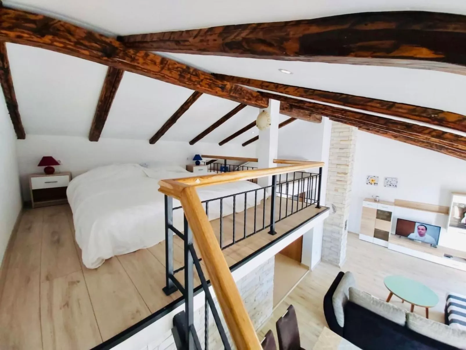 Apartment Karlo auf zwei Wohnebenen, mit Meerblick-Image-tags.info