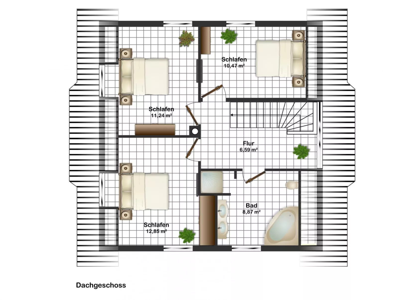 Träumen unter Reet-Binnen