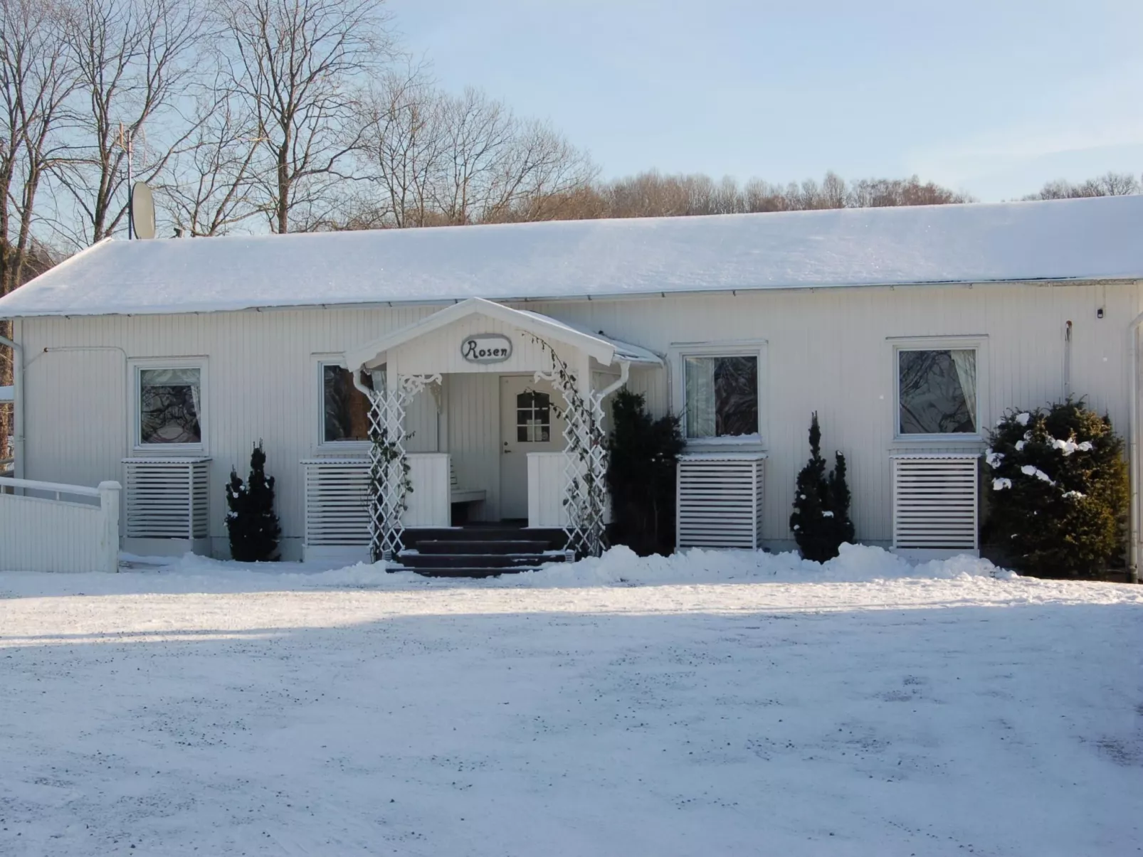 Rosenapartment-Buiten