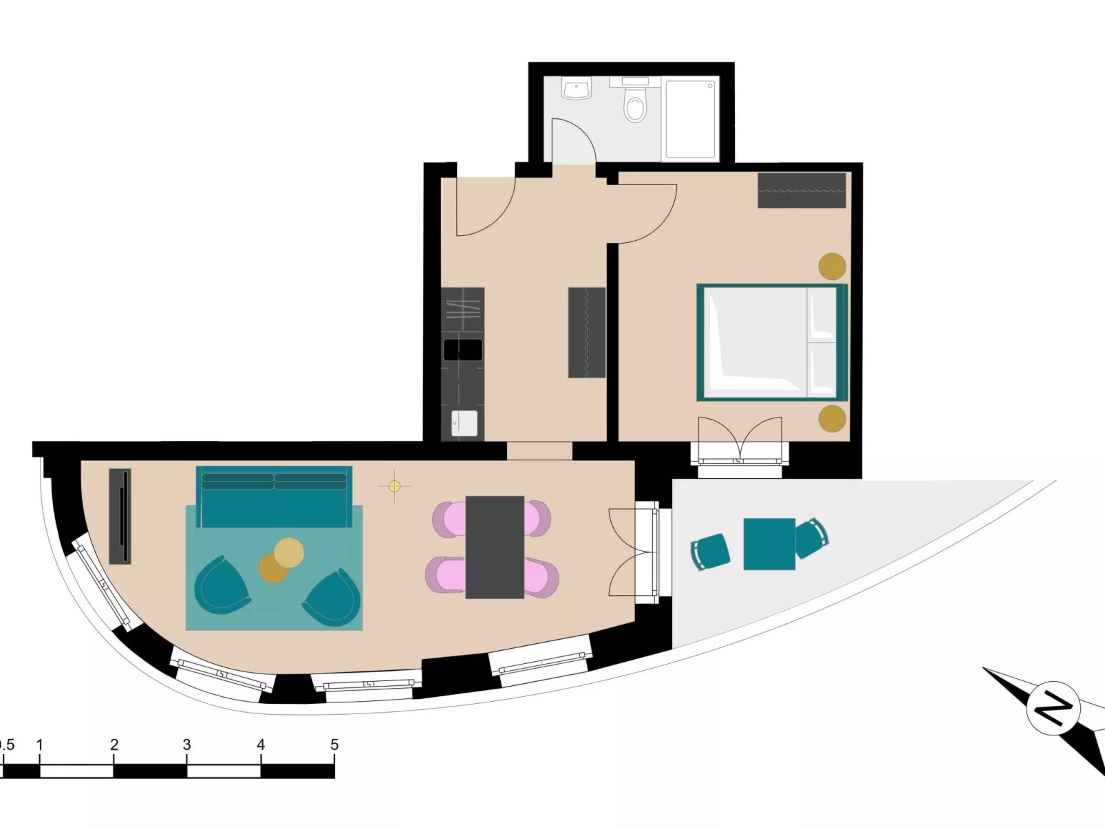 BANK House Suite 204-Binnen