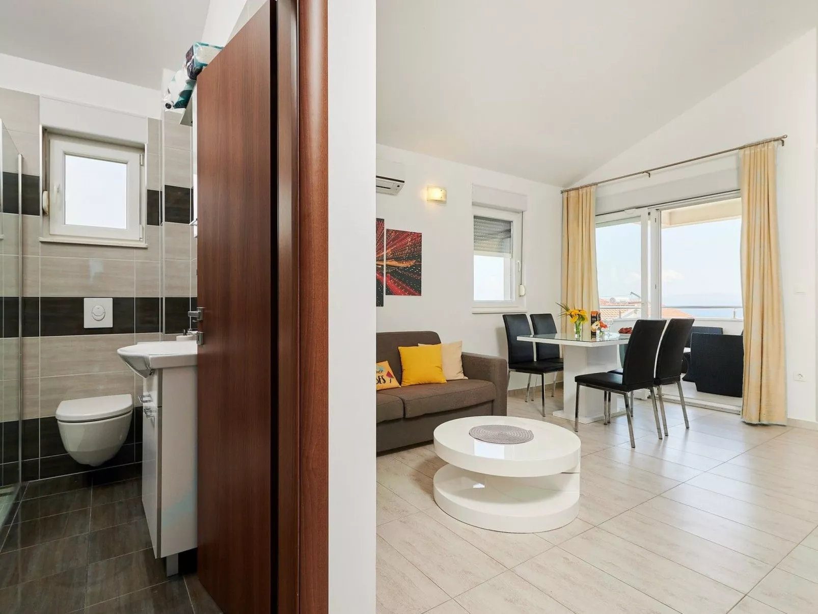 Appartement Adria mit Meerblick und Gemeinschaftspool-Binnen