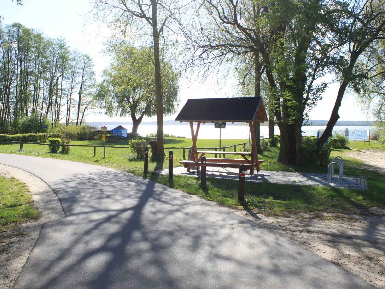 Blockbohlenhaus Plau am See-Buiten