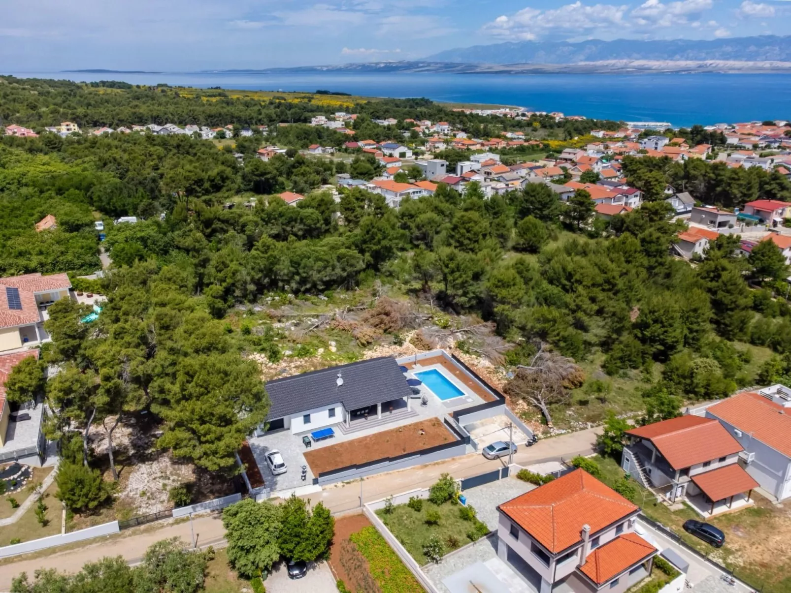 NEU Ferienhaus in Vir -TA Leut Agency-Buiten