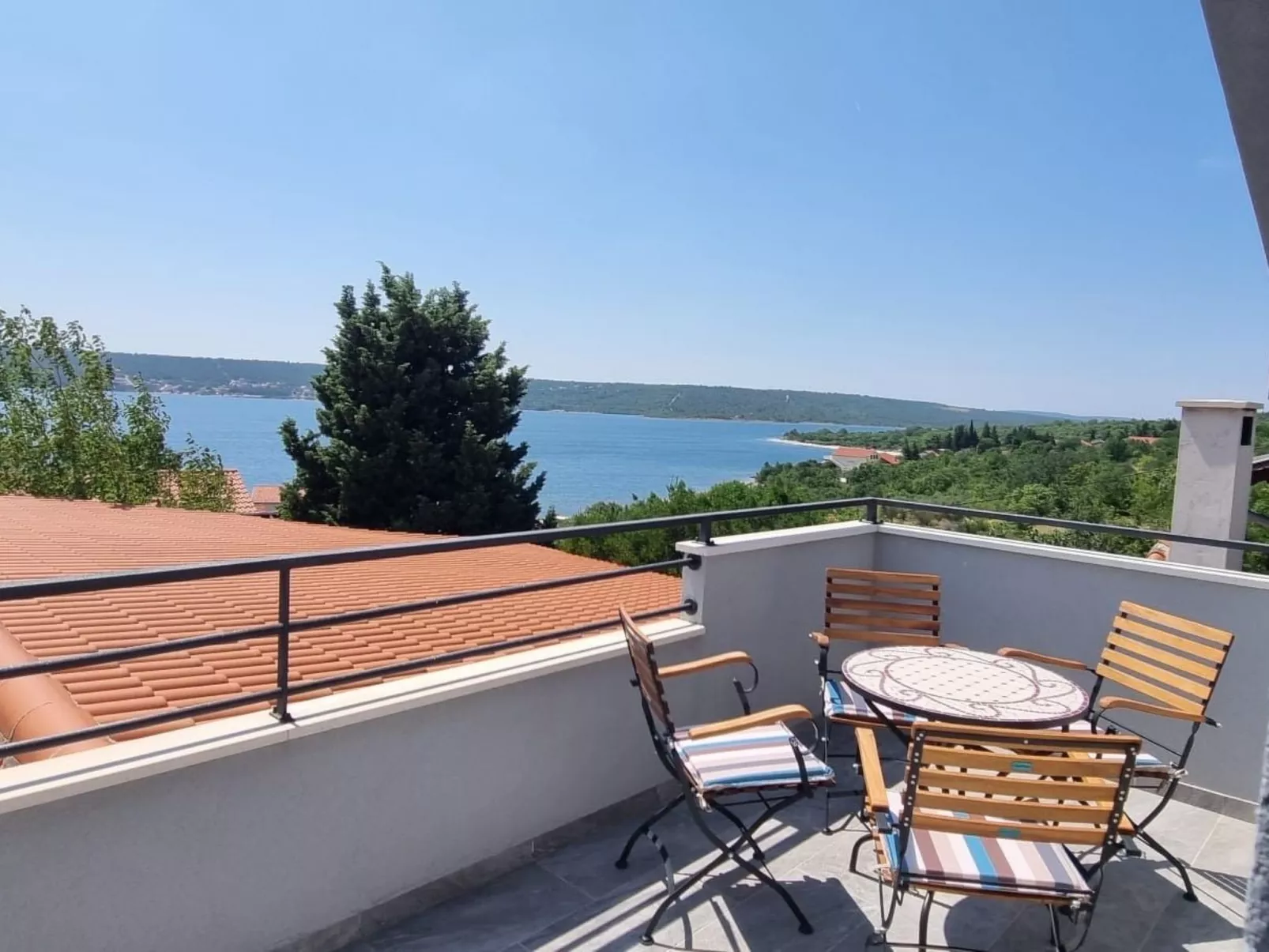 Villa mit beheiztem Pool mit Meerblick - TA Leut Agency-Buiten