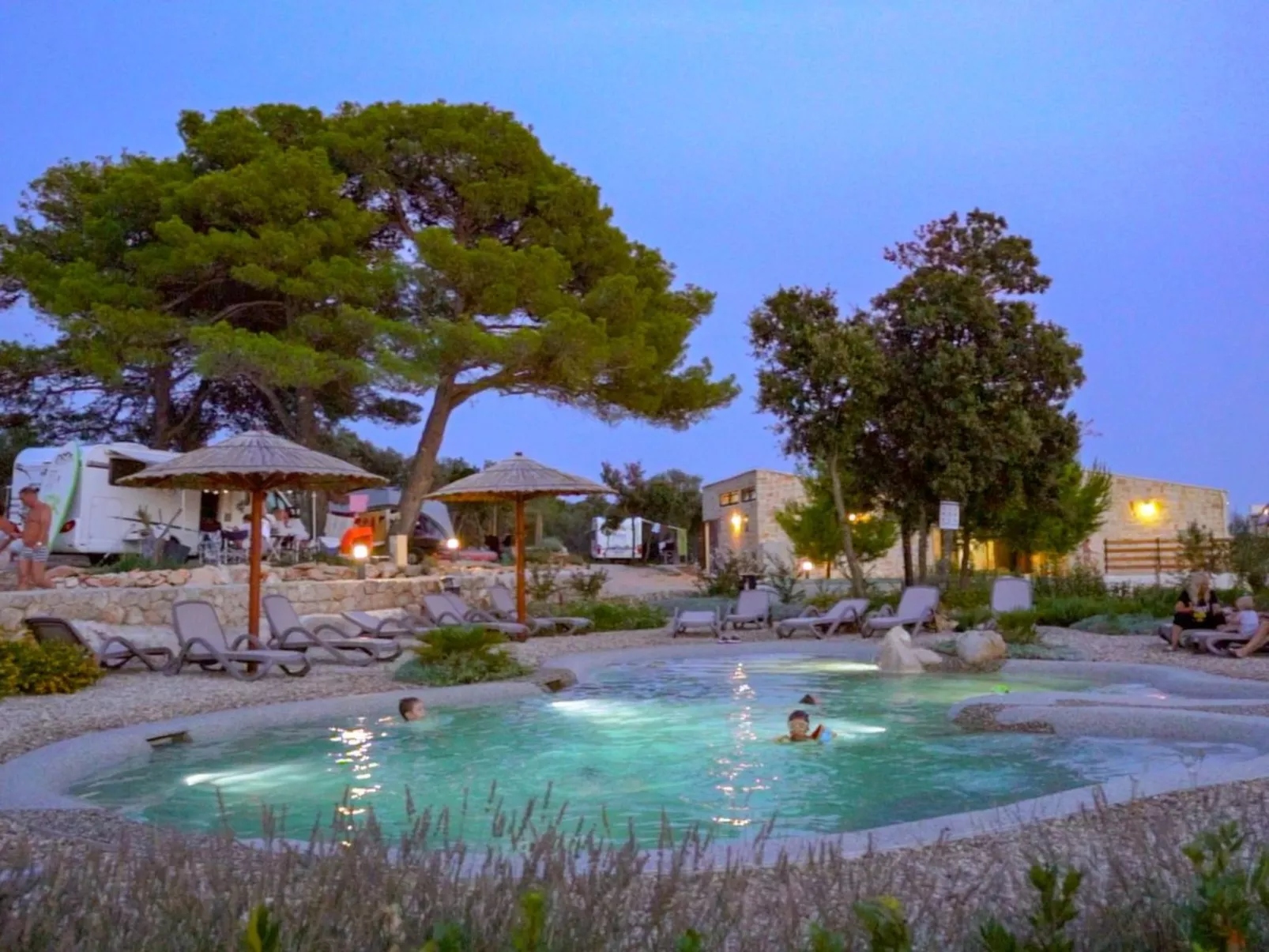 Mobilheim direkt am Strand-Buiten