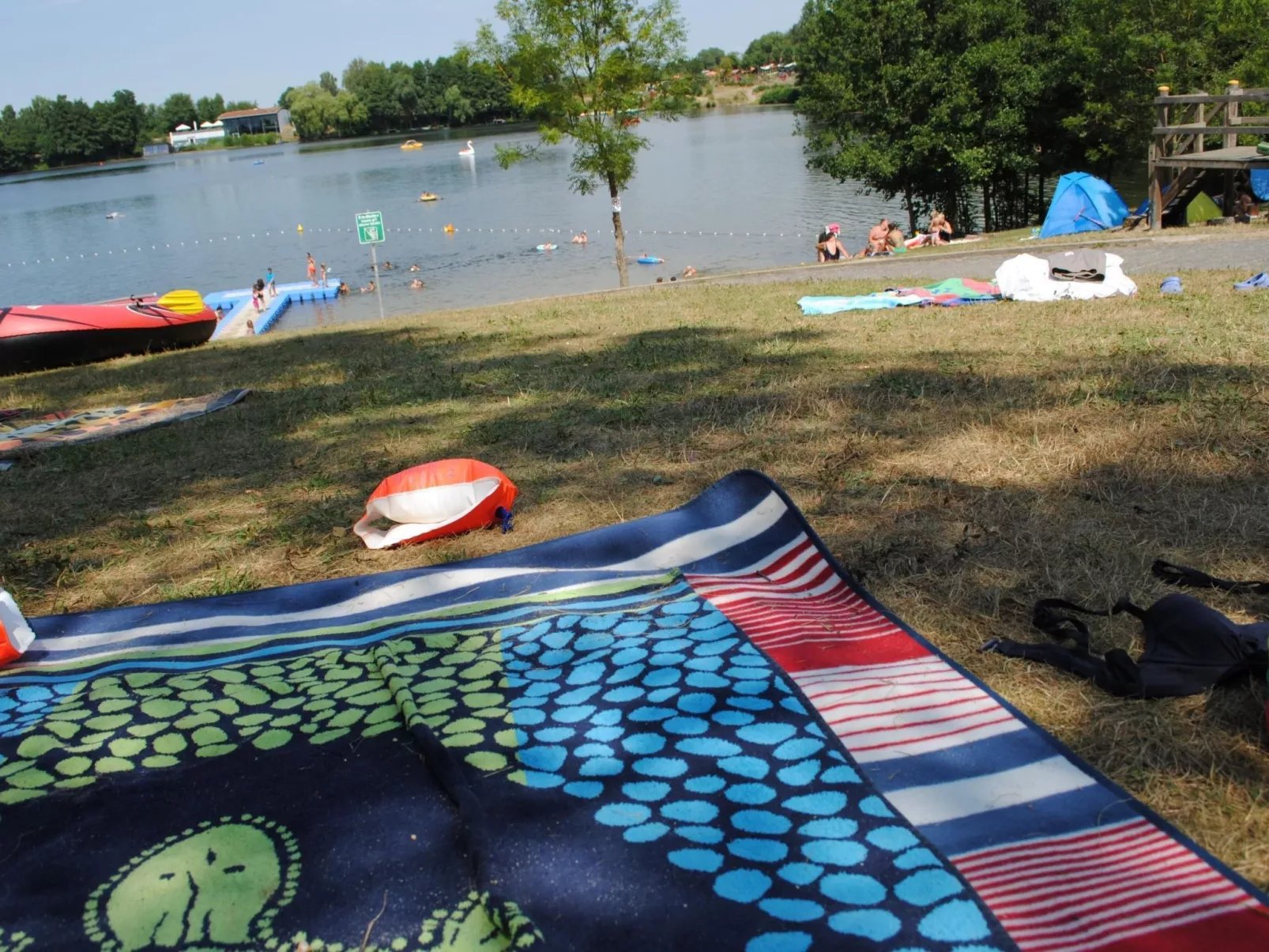 In Feriendorf Silbersee mit Garten-Buiten
