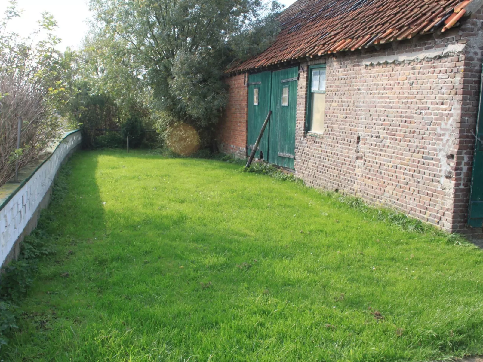 Altes Deichbauernhaus mit Garten-Buiten