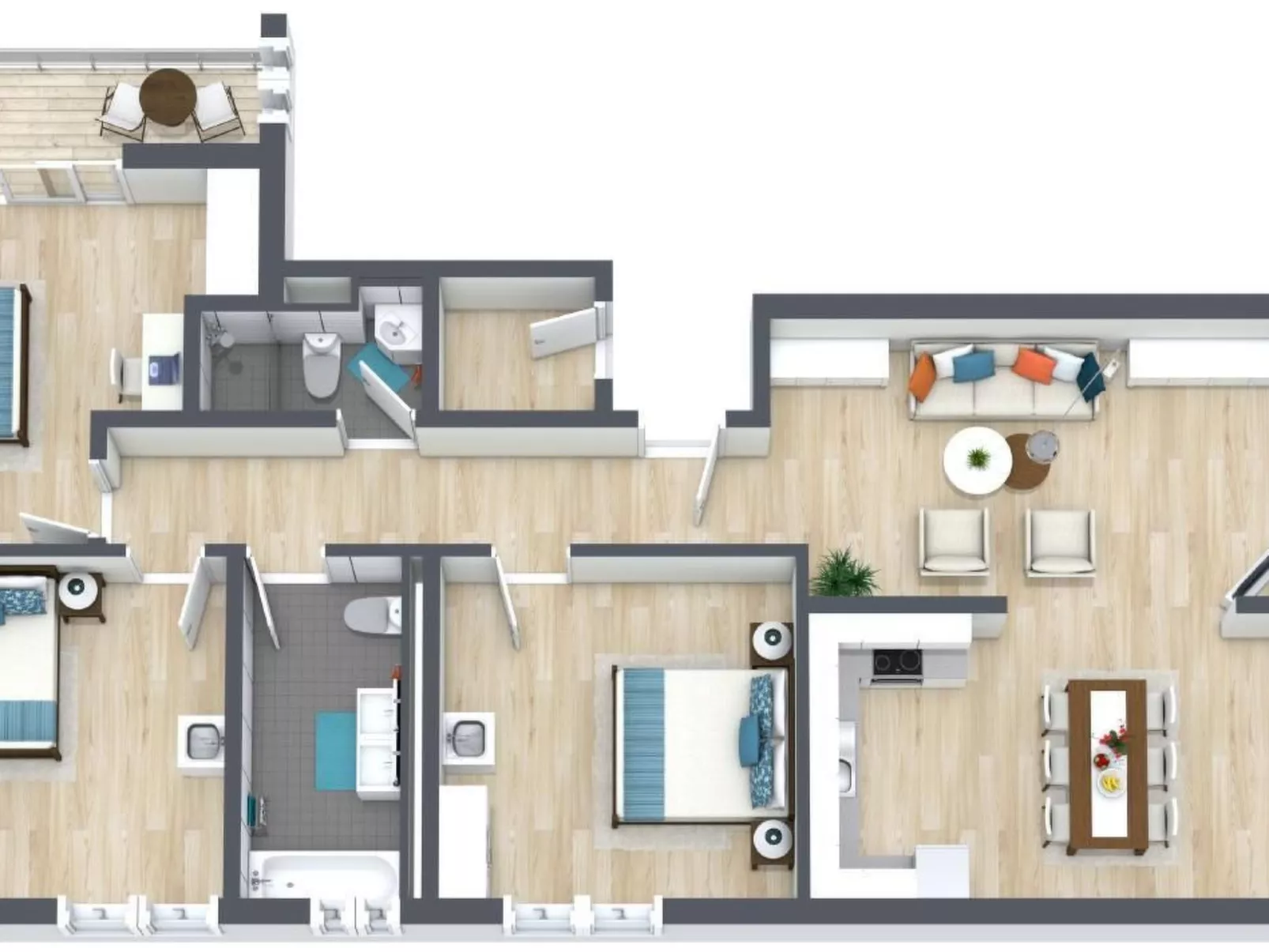 Top Ferienwohnung Castor für 2-7 Personen-Binnen