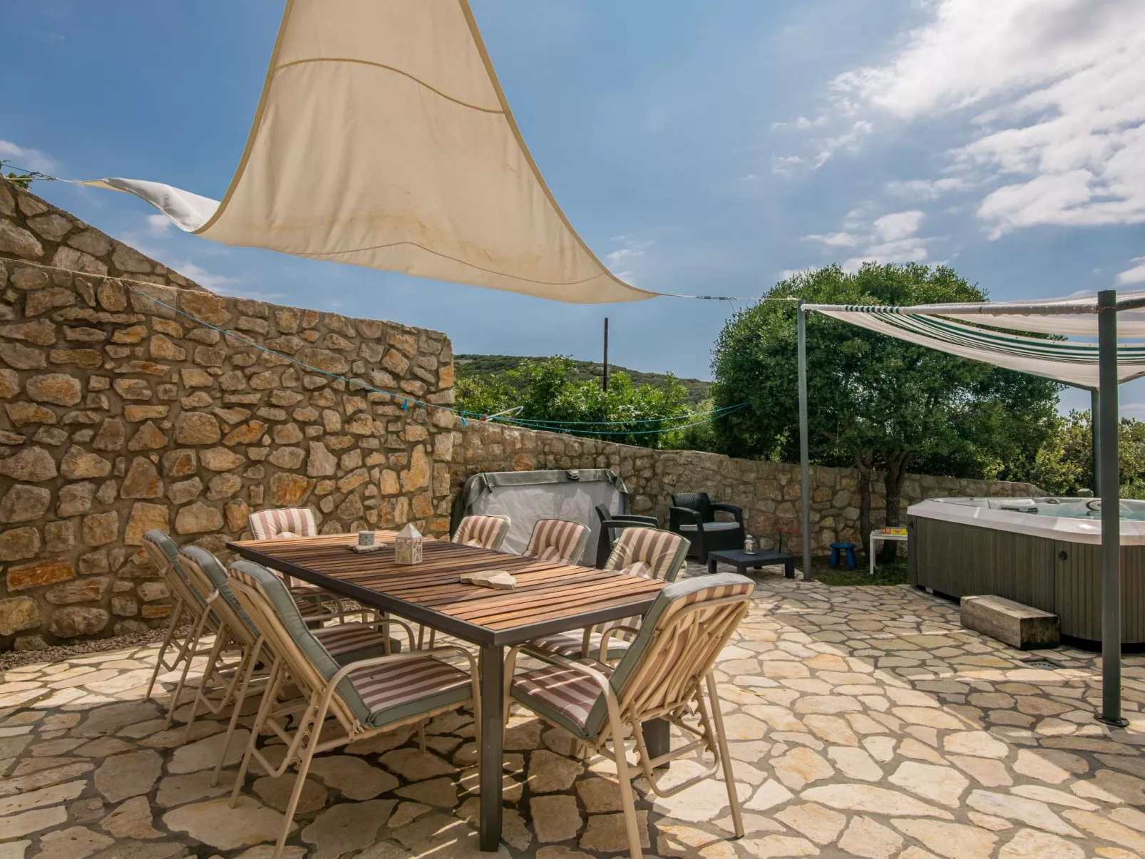 Exklusive und stilvolle Meerblick-Inselvilla-Buiten