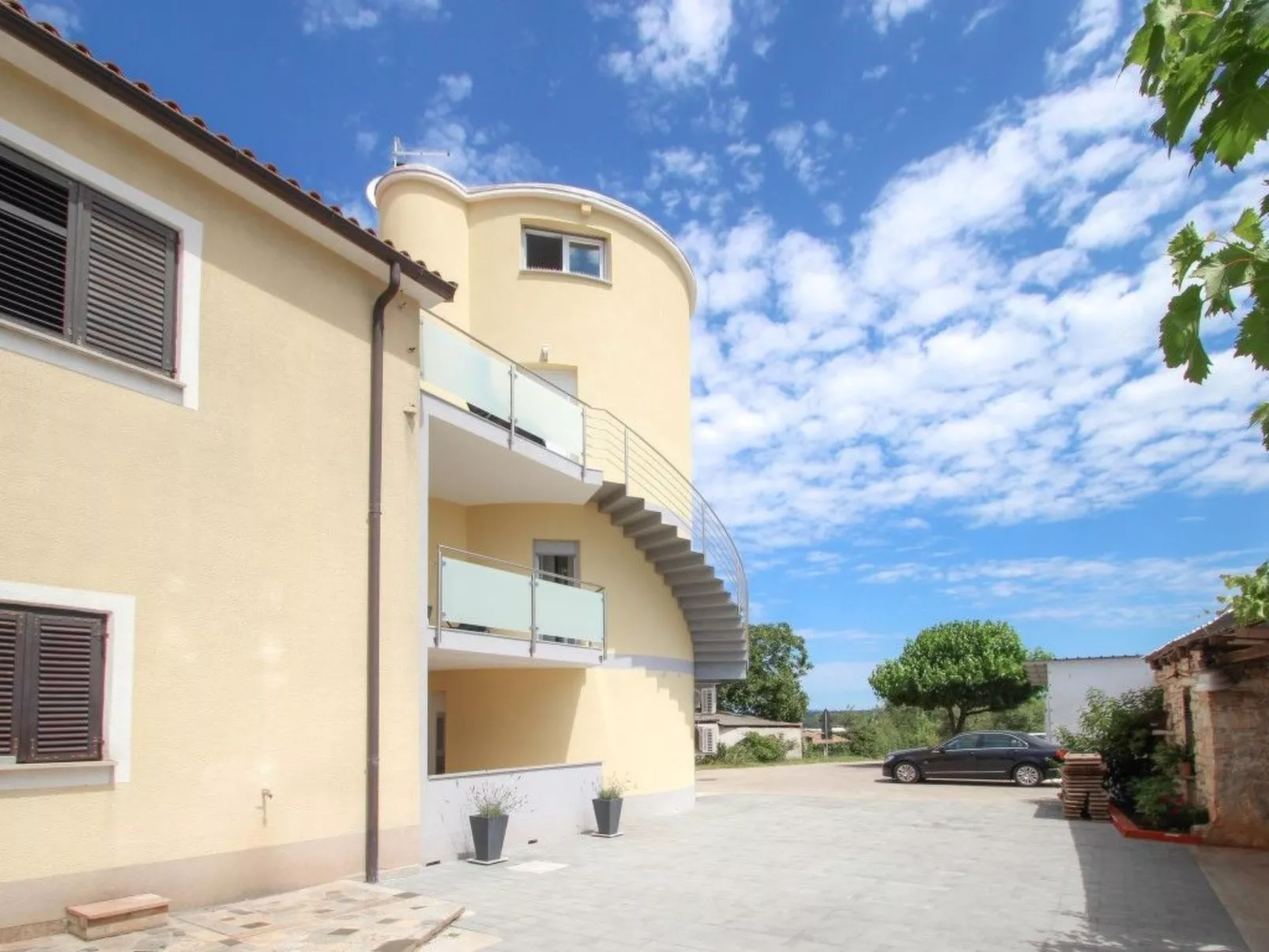 Gemütliches Studioappartement Silos Lavanda-Buiten