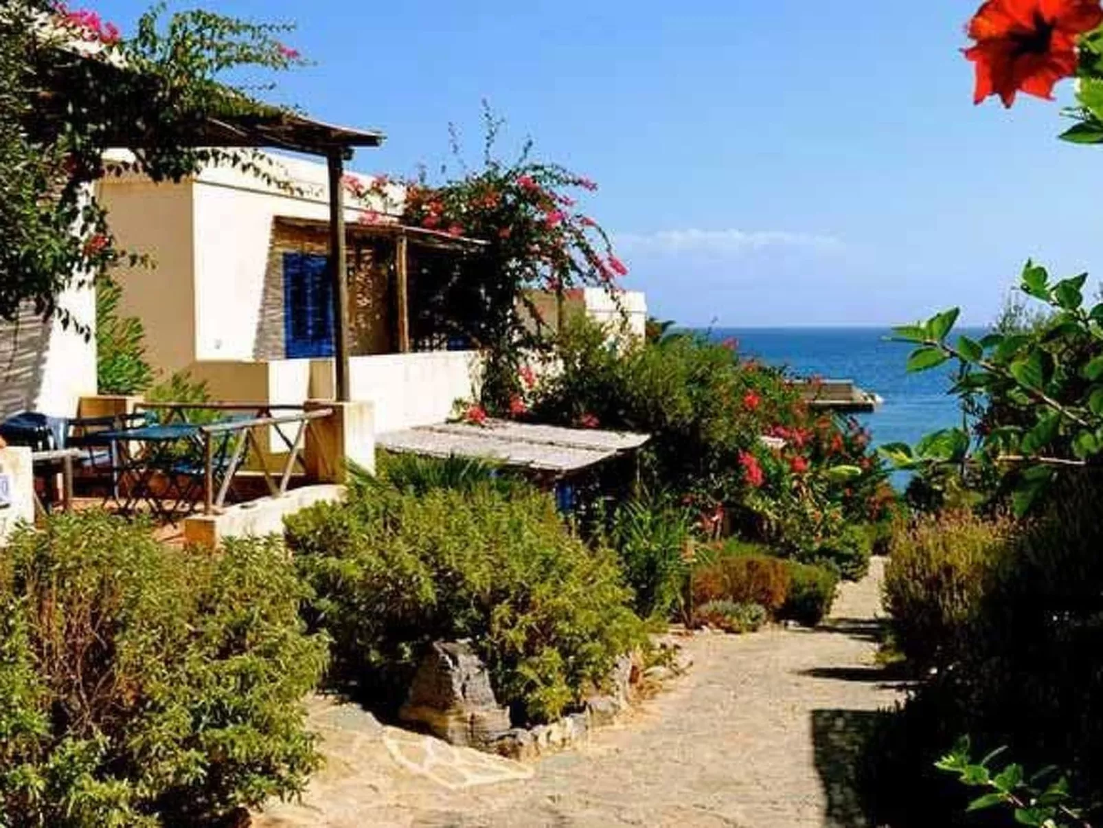 Marettimo' Wohnung in Strandnähe-Buiten