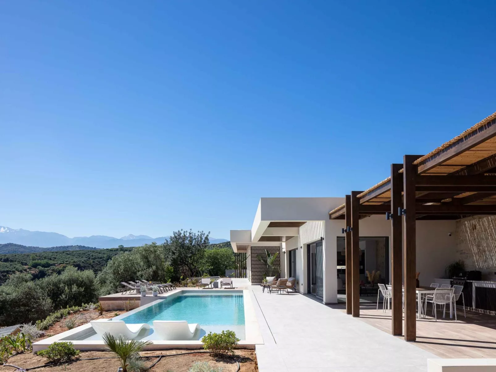 Villa Aglaea - Salzwasser-Pool und atemberaubender Meerblick-Image-tags.info