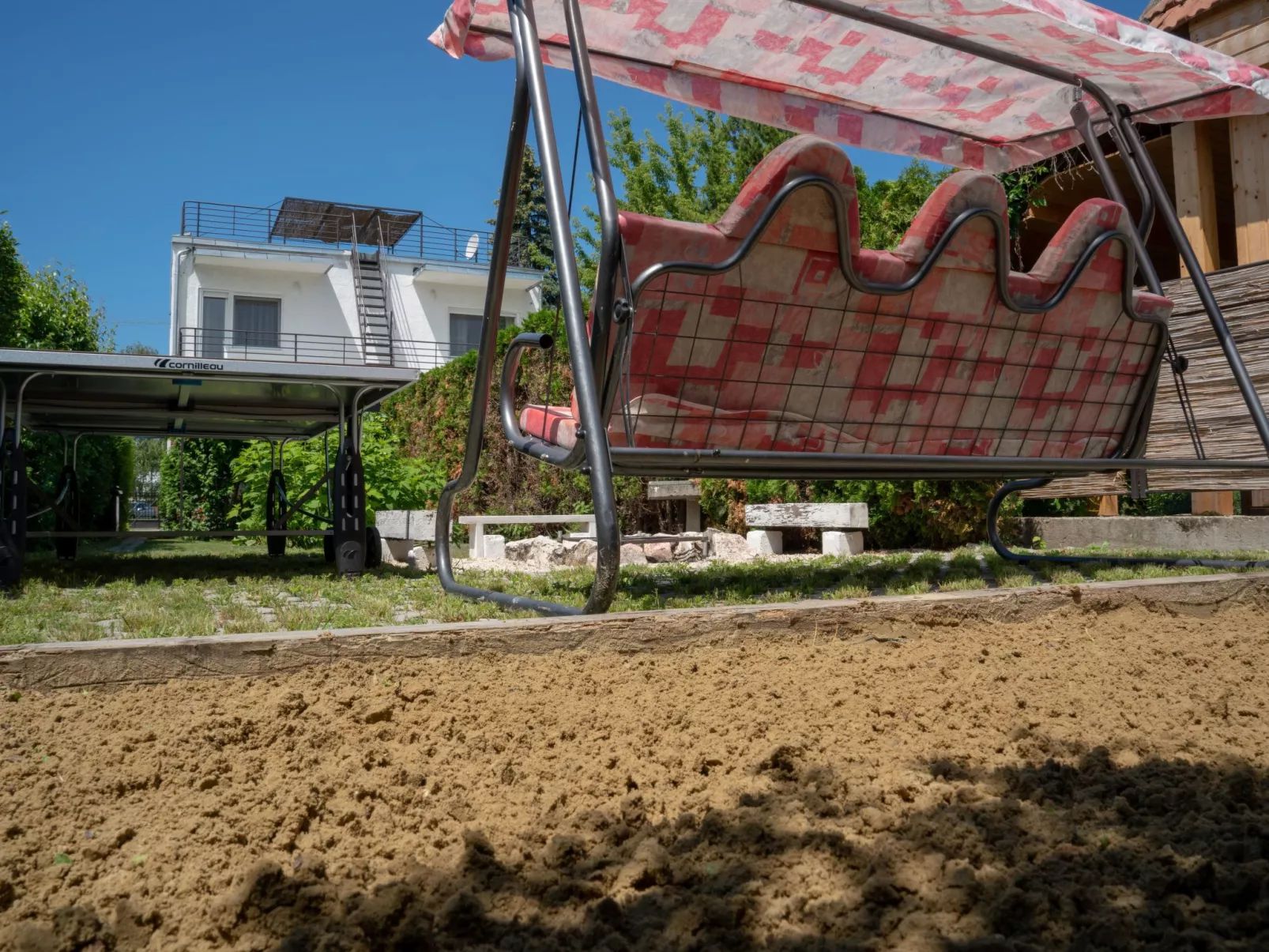 Doppelhaushälfte für sechs Personen mit Garten-Binnen