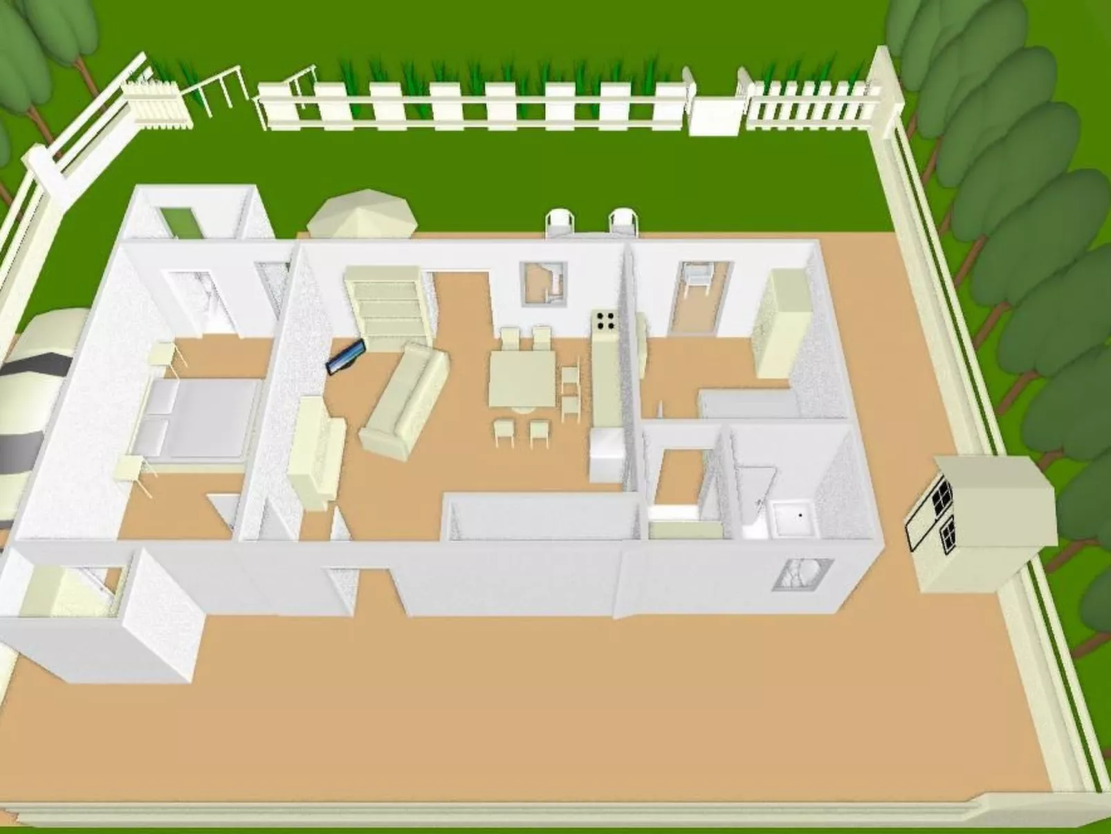 Haus in Ostra mit privatem Pool-Binnen