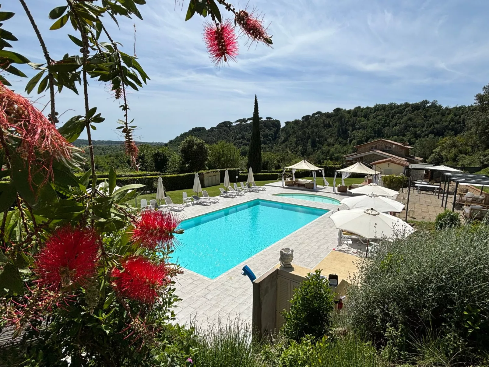 Wohnung in Riparbella mit privatem Parkplatz-Buiten