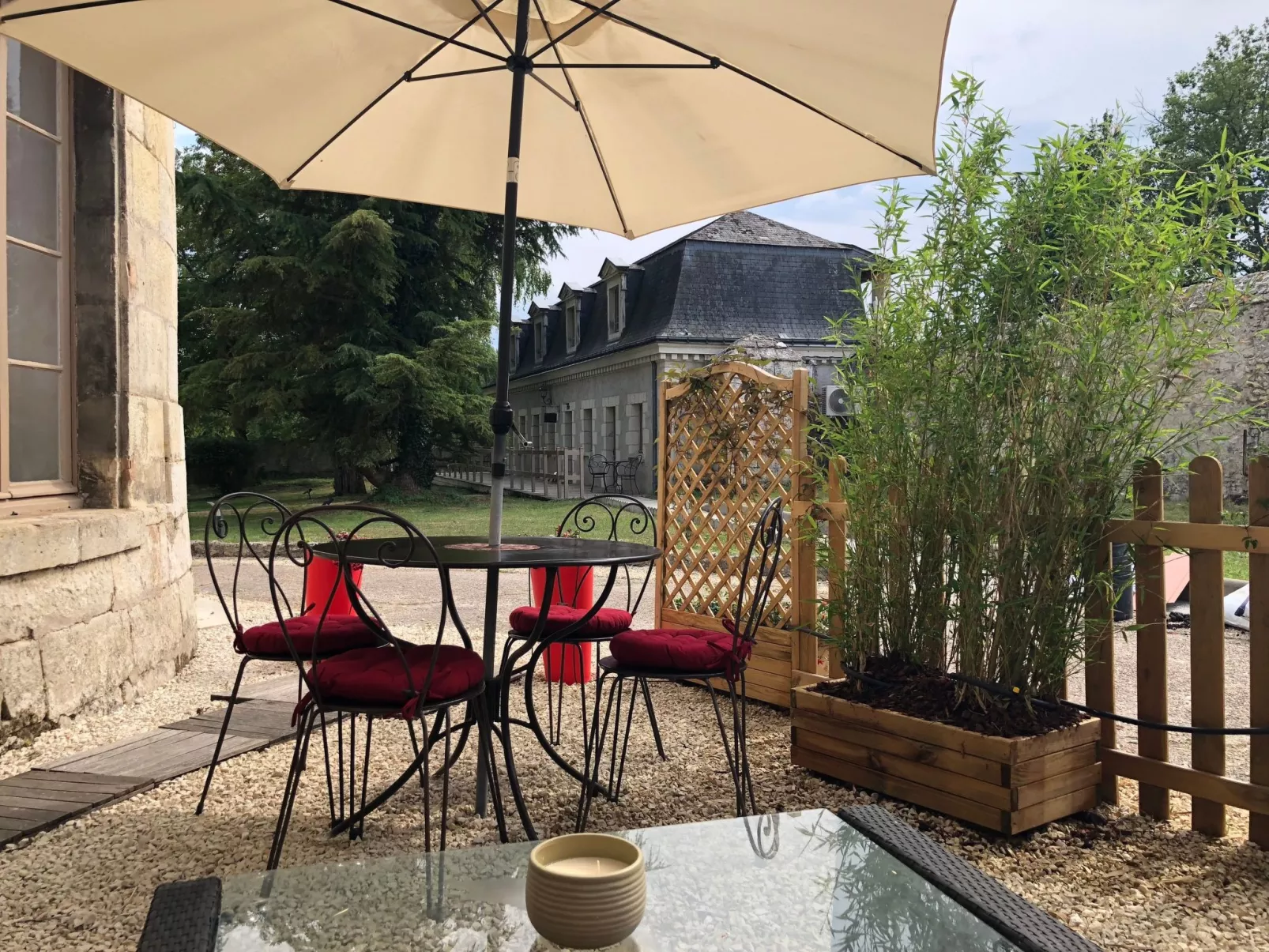Cottage de la tour duplex 100m2 mit Pool Azay le rideau-Buiten