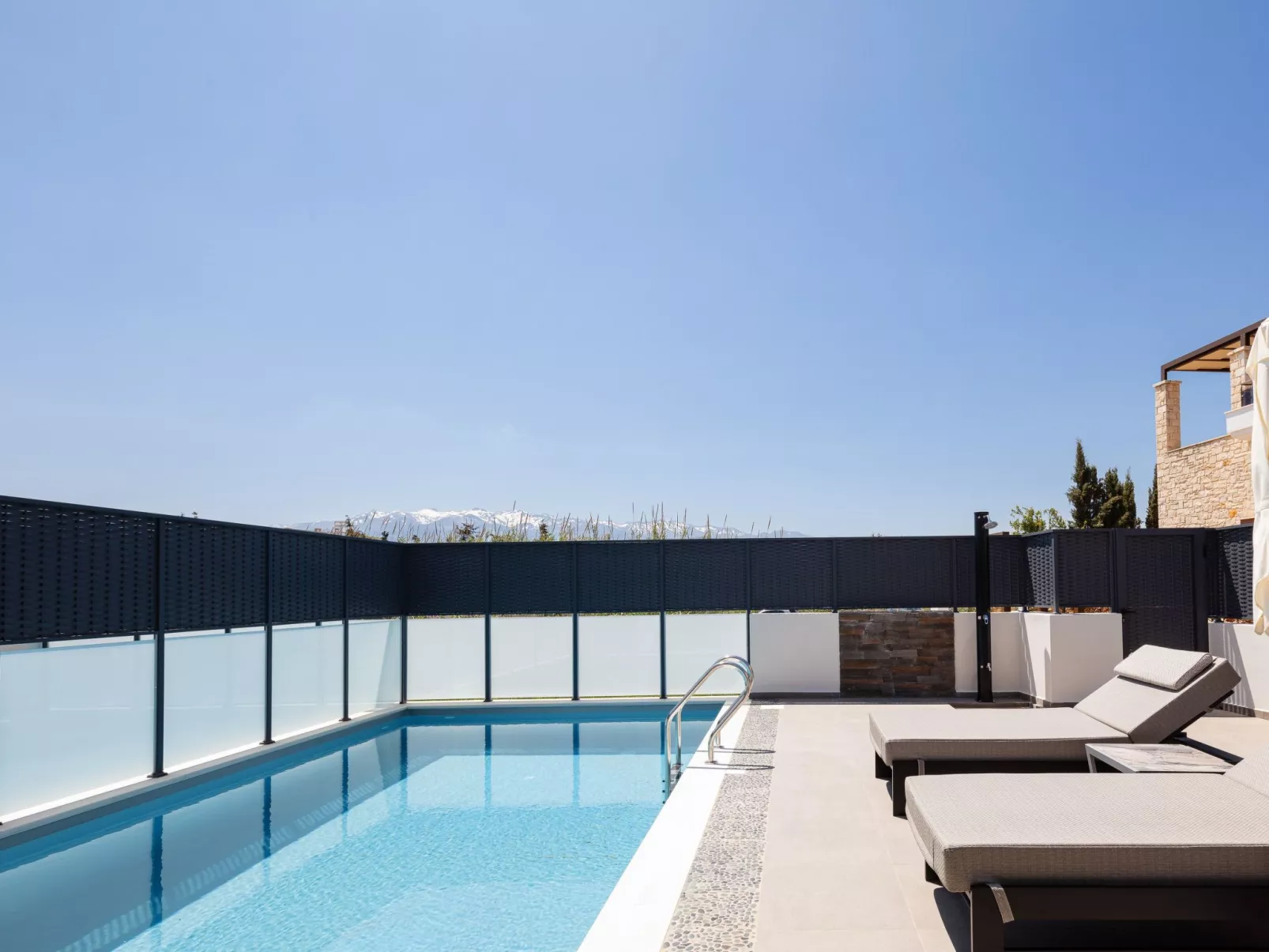 VillAgioi I - Privater Pool und 450m zum Sandstrand-Buiten